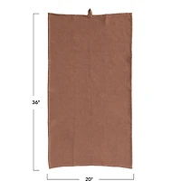 Hello Honey® Oversized Woven Linen & Cotton Waffle Tea Towel with Loop