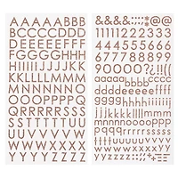 12 Packs: 305 ct. (3660 total) Rose Gold Glitter Alphabet Stickers by Recollections™
