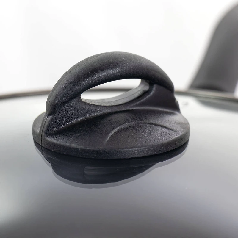 Oster Clairborne 10.25" Charcoal Gray Aluminum Sauté Pan with Lid