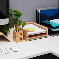 Mind Reader Lattice Collection Rayon from Bamboo Paper Trays, 2ct.