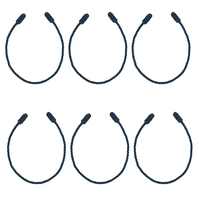 Haute Decor 20" Blue Decorative Christmas Twist Ties, 6ct.