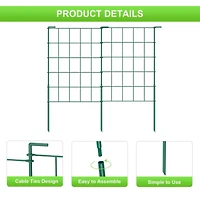 NEX™ Green Rustproof Folding Fence, 20ct.