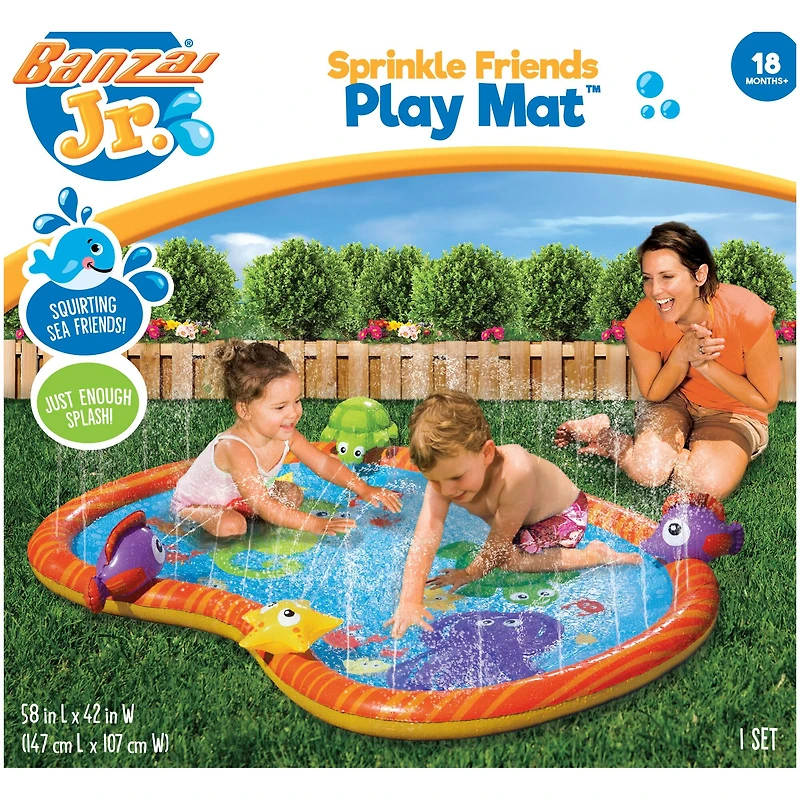 Banzai® 58'' Sprinkle Friends Play Mat™