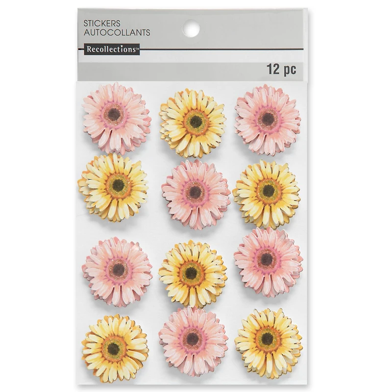 Gerbera Daisy Stickers By Recollections™