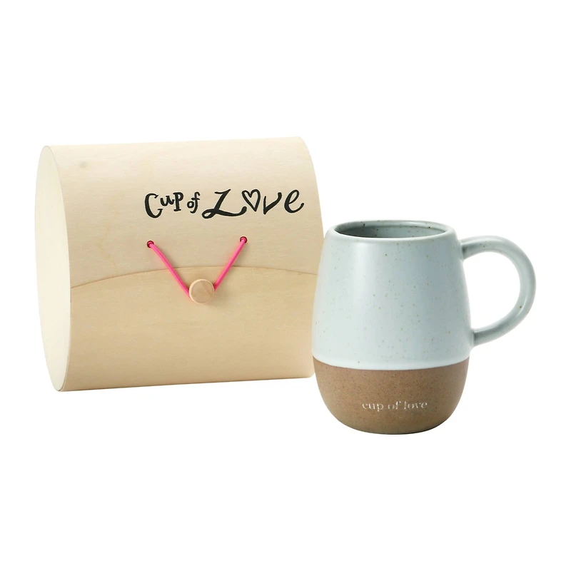 Hello Honey® Stoneware Mug in Wood Box, 8ct.