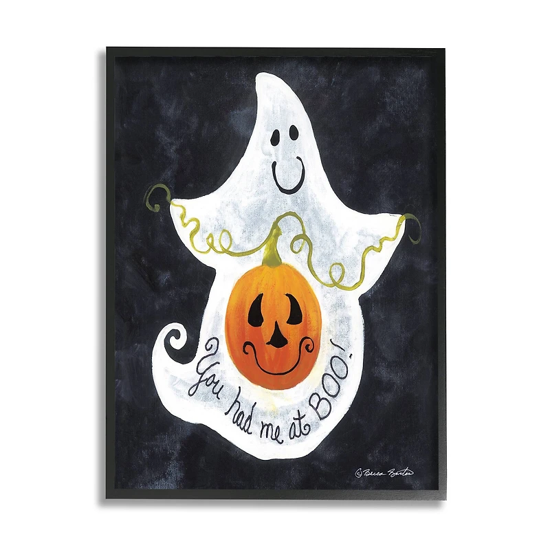 Stupell Industries You Had Me At Boo Ghost Framed Giclee Art
