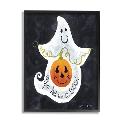 Stupell Industries You Had Me At Boo Ghost Framed Giclee Art