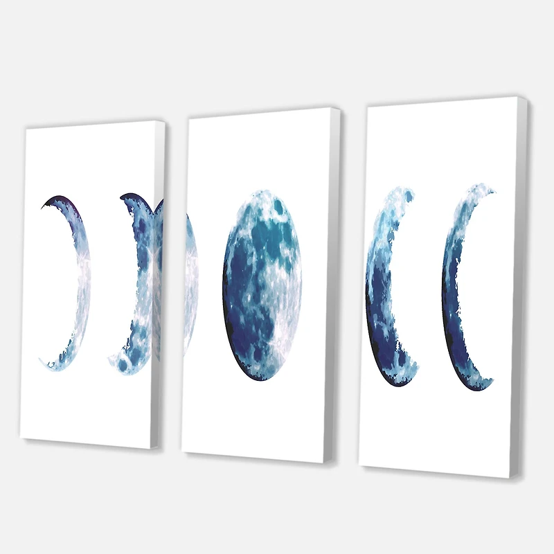 Designart - Magic Blue Moon Phases