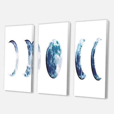 Designart - Magic Blue Moon Phases