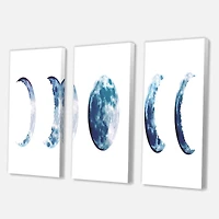 Designart - Magic Blue Moon Phases
