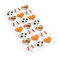 Heart Sports Ball Dimensional Stickers by Recollections™