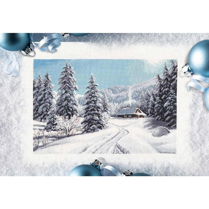 Oven Winter Day Cross Stitch Kit