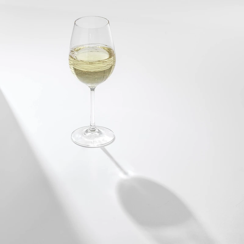 JoyJolt® Golden Royale 14oz. Crystal White Wine Glasses, 2ct.
