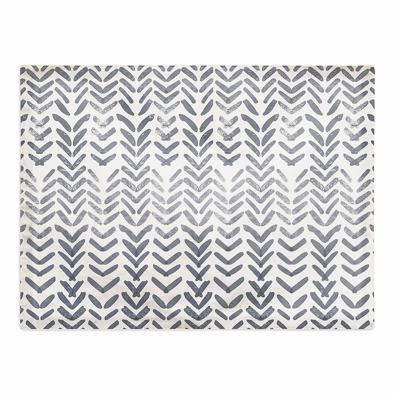 Herringbone Pattern 18" x 14" Poly Twill Placemat