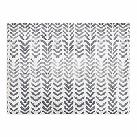 Herringbone Pattern 18" x 14" Poly Twill Placemat