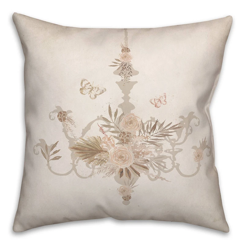 Boho Chandelier Indoor/Outdoor Pillow
