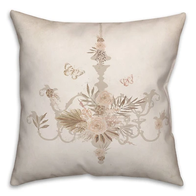 Boho Chandelier Indoor/Outdoor Pillow