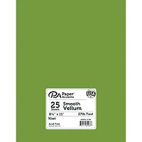 PA Paper™ Accents 8.5'' x 11'' 27lb. Smooth Vellum Paper, 25 Sheets