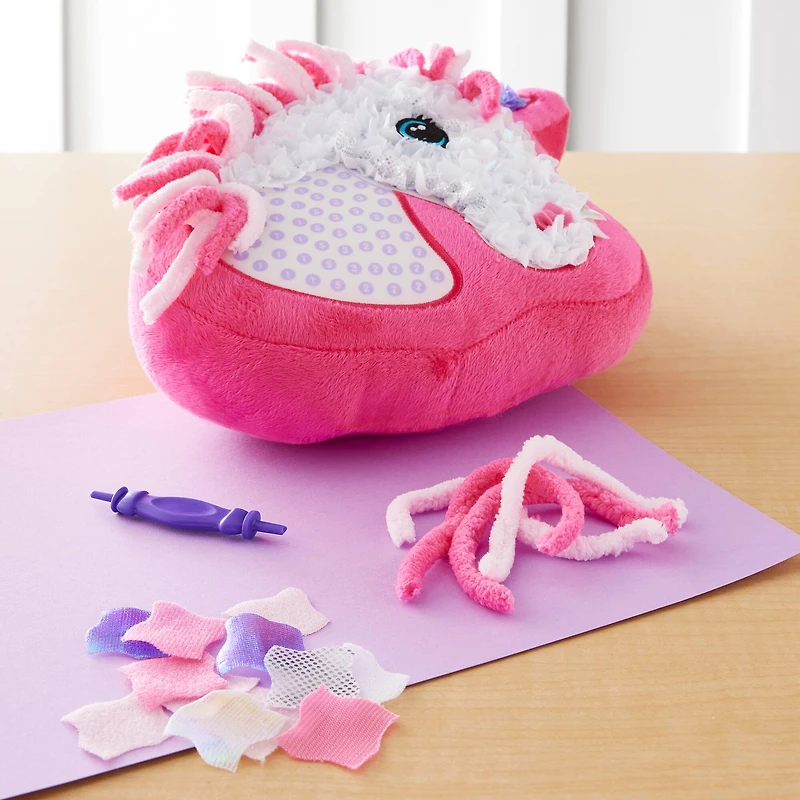 12 Pack: PlushCraft™ Fabric by Number Unicorn Pillow Kit