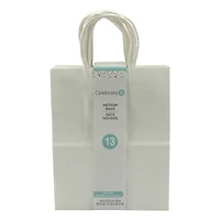 10 Packs: 13ct. (130 total) Medium White Paper Gift Bags by Celebrate It™