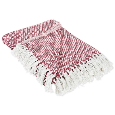 DII® Barn Red Woven Throw