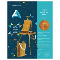 Art Alternatives Bamboo Sonoma Sketch Box Easel