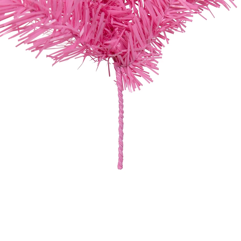 9ft. Pre-Lit Pink Spruce Christmas Garland