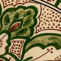 Hello Honey® 16.5" Garden Tapestry Stoneware Platter