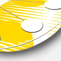 Designart 'Abstract Retro Geometric Pattern Iv Mid-Century Modern Wall Clock