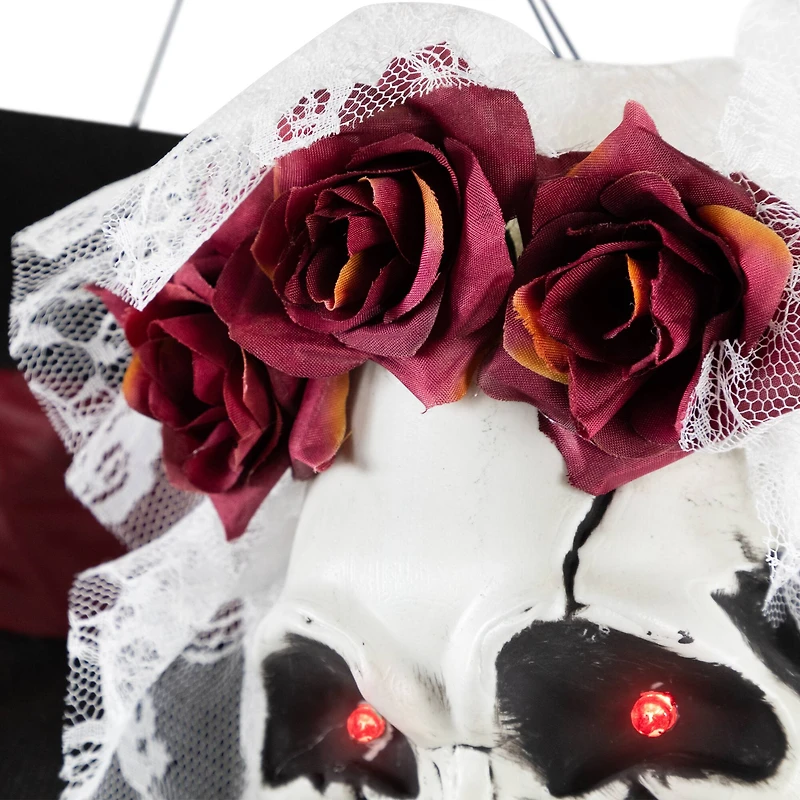 47" Lit Vampire Couple with Sound Halloween Decoration