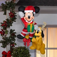 5ft. Airblown® Inflatable Disney Hanging Mickey & Pluto