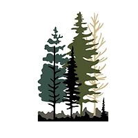 Trees Layering Stencils by Recollections™