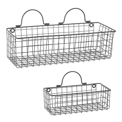 DII® Wire Wall Basket Set