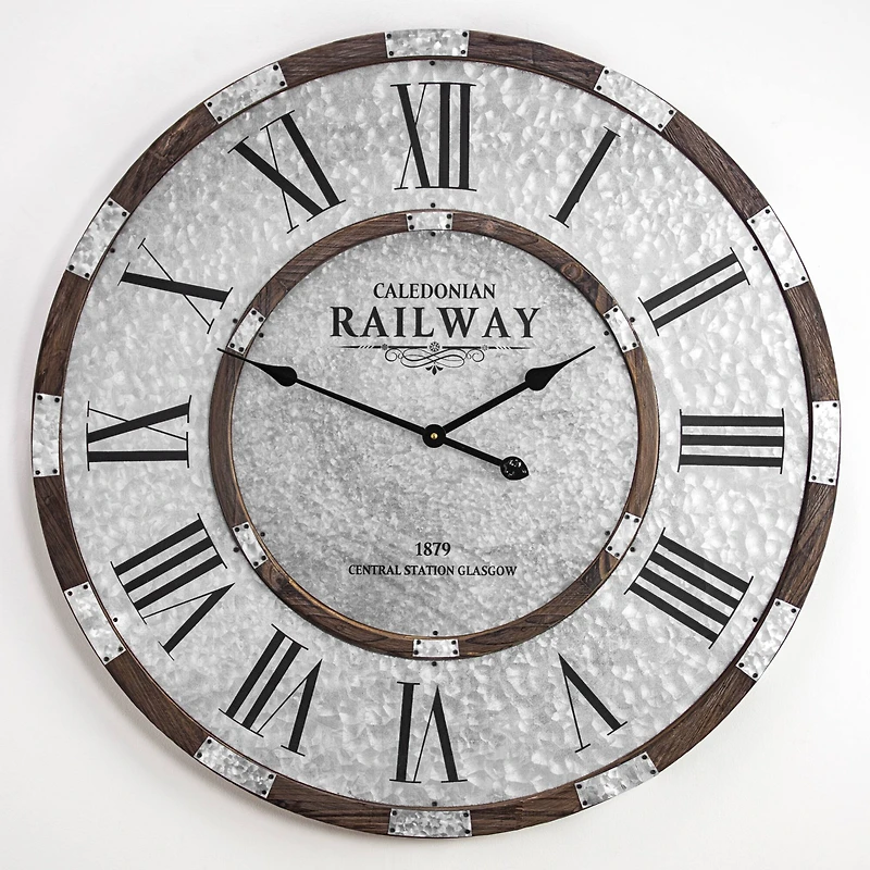 Caledonian Railway Glasgow Oversized Wall Clock 31"