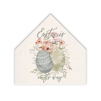 Bunny Bait Carrots 2 12" x 12" House Shaped Canvas