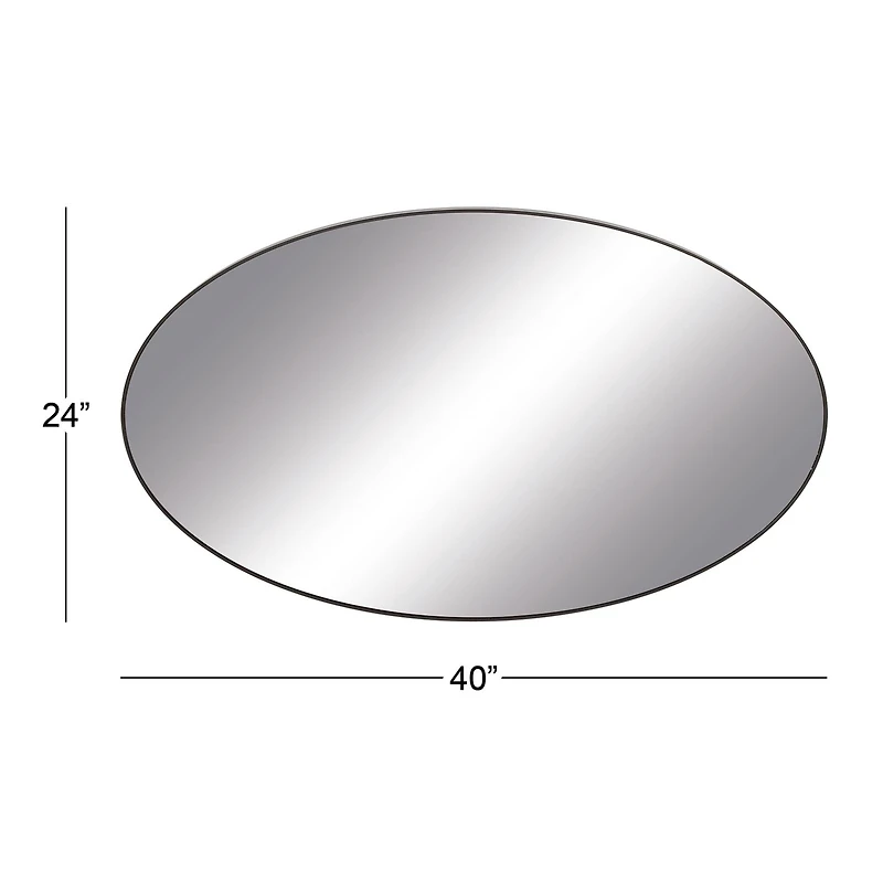 Black Contemporary Wall Mirror