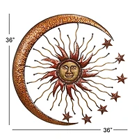 Gold & Copper Celestial Wall Accent