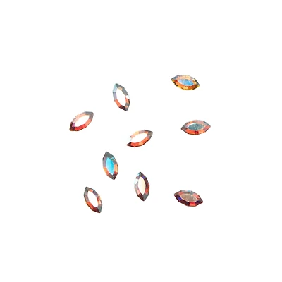 4mm Crystal AB Navette Glue-On Austrian Crystals by Bead Landing™, 10ct.