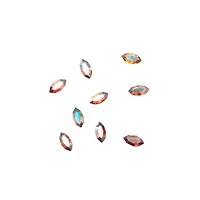 4mm Crystal AB Navette Glue-On Austrian Crystals by Bead Landing™, 10ct.