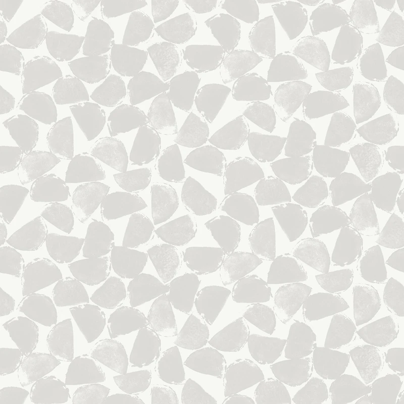 InHome Bliss Print Gray Peel & Stick Wallpaper