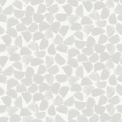 InHome Bliss Print Gray Peel & Stick Wallpaper