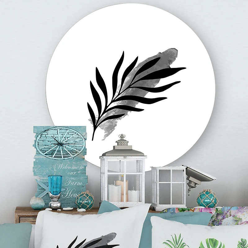 Designart - Abstract Tropical Leaf I