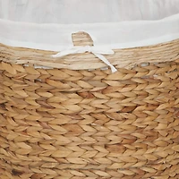 Household Essentials Wicker Basket Laundry Hamper with Liner