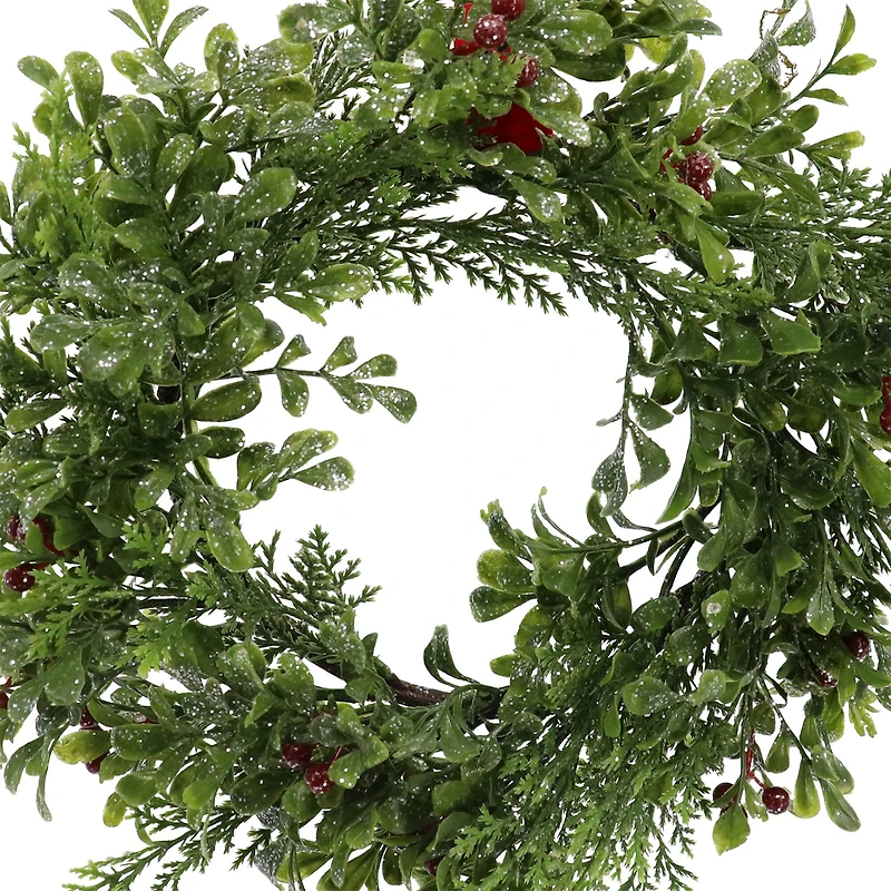12" Mini Icy Mistletoe Wreath by Ashland®