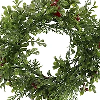 12" Mini Icy Mistletoe Wreath by Ashland®