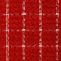 DII® Red & White Windowpane Terry Dishcloths, 6ct.