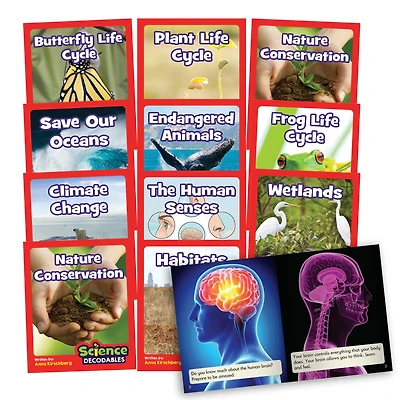 Junior Learning® Science Decodables Phase 6 Non-Fiction Educational Learning Set