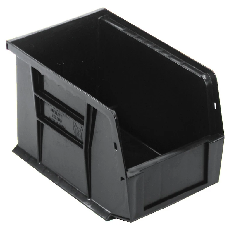 Quantum Storage Systems® Black 9.25" x 6" x 5" ULTRA Stack & Hang Bins, 12ct.