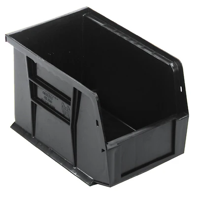Quantum Storage Systems® Black 9.25" x 6" x 5" ULTRA Stack & Hang Bins, 12ct.