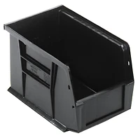 Quantum Storage Systems® Black 9.25" x 6" x 5" ULTRA Stack & Hang Bins, 12ct.